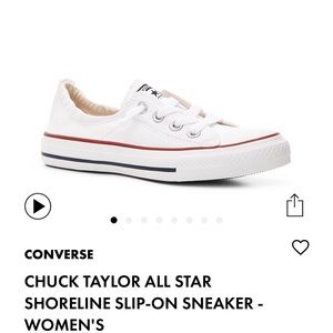 Converse shoreline slip on sneaker white size 7.5